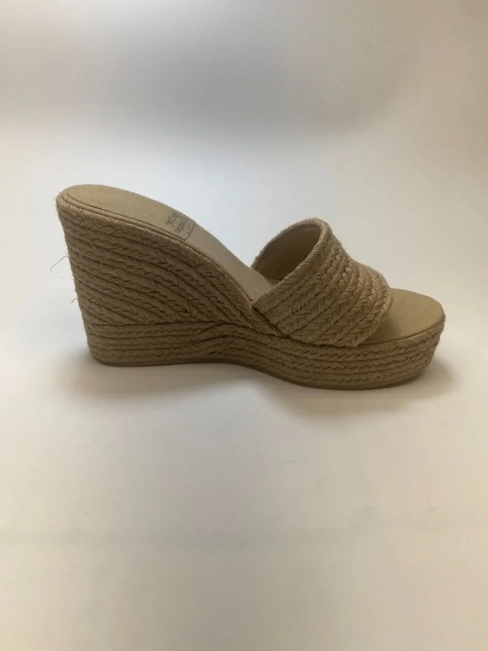 Jeffrey Campbell Womens Espadrille Tan Sunlit Wedge Sandal Sz 40/10